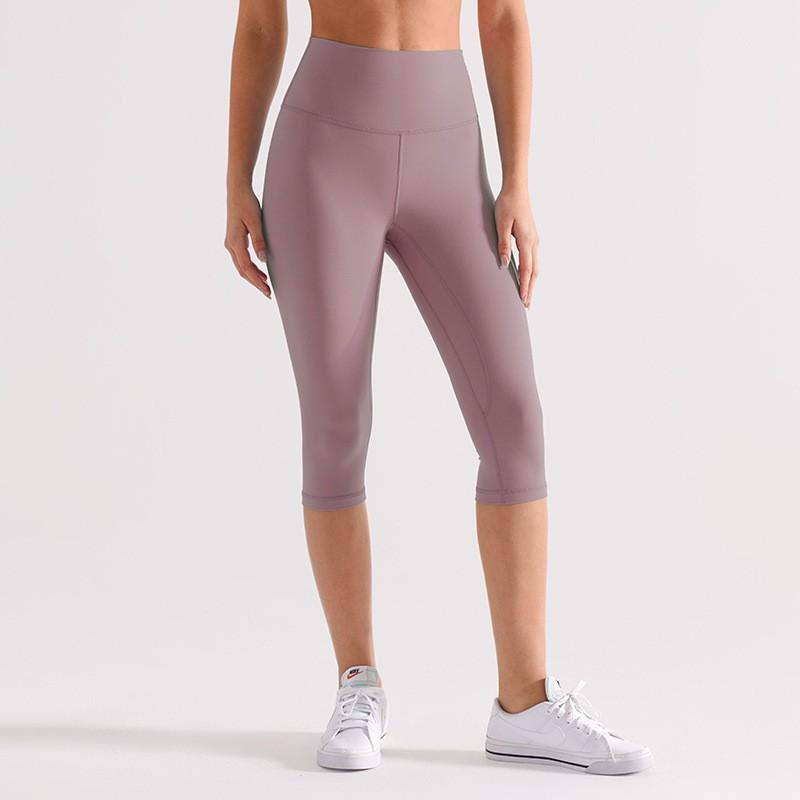 Womens High-Waisted 7/8 Yoga Leggings With Butt-Lifting Fit Quick-Dry Stretchy Workout Pants Running Cycling Dance