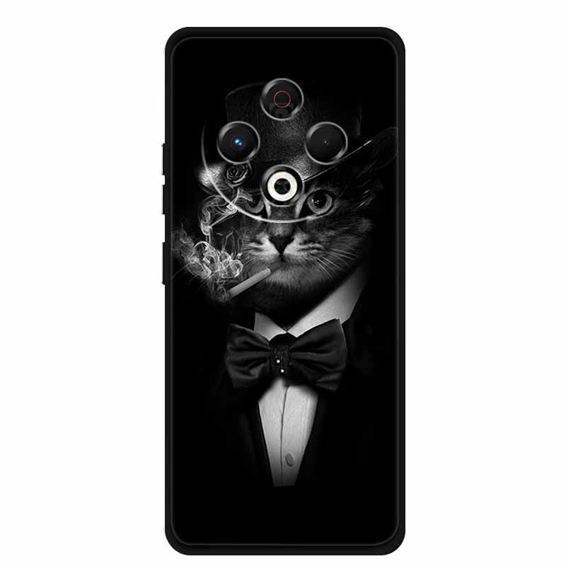 Animal Case For Spark 30 Fundas For Tecno Spark30 4G Soft TPU Silicone Phone Cover Back Black Edge Shell Protective Bumper Cases