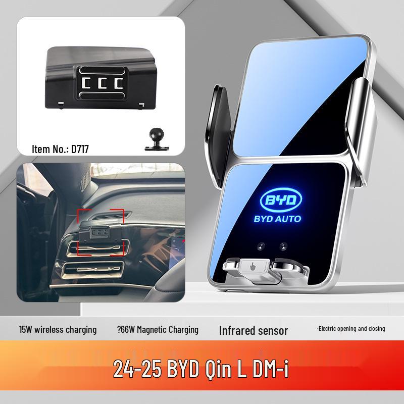 BYD Car Mobile Phone Holder for Dolphin, Qin PLUS, Han EV, Tang DMI, Song MAX, Yuan PRO, and E5