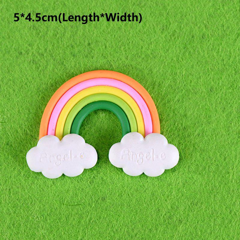 

Мягкая глина Радужное облако и звезда Радужные конфетные украшения Letter Rainbow