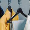 50Pcs Hanger Anti Slip Strips Silicone Grips for Clothes Shoulder Plastic Wood Hangers Closet Accessories Hanger Strips