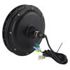 48V 1000W Electric Bike Hub Motor 135mm Aluminum Alloy 3 Riding Modes Waterproof Brushless Gearless Front Wheel Hub Motor for Electric Bike