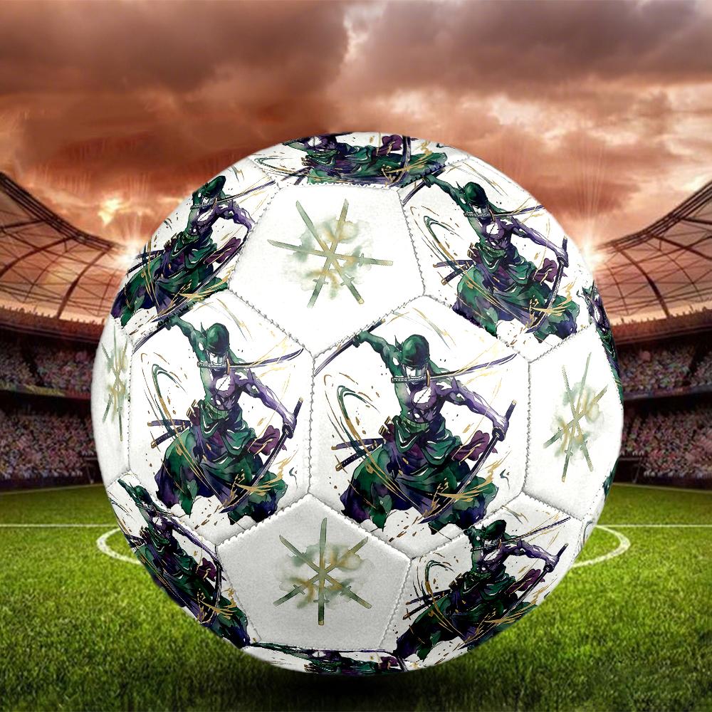 1pc One Piece Football Soccer Ball Size 5 Indoor Soccer Ball Fashion Colorful  Backyard Game -Great For Sports Fans Gift HE16