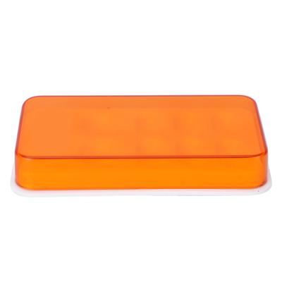 Paleta de Plástico para Laboratorio Dental Resistencia a Altas Temperaturas Paleta Cerámica de 8 Ranuras con Tapa
