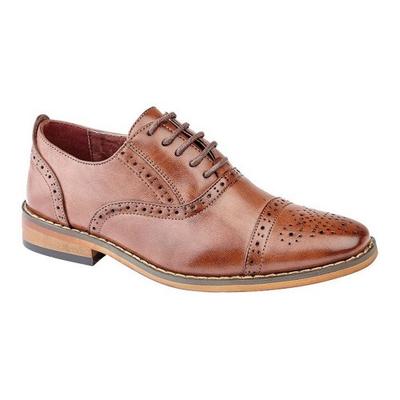 Men's Leather Capped Lace Brogues
