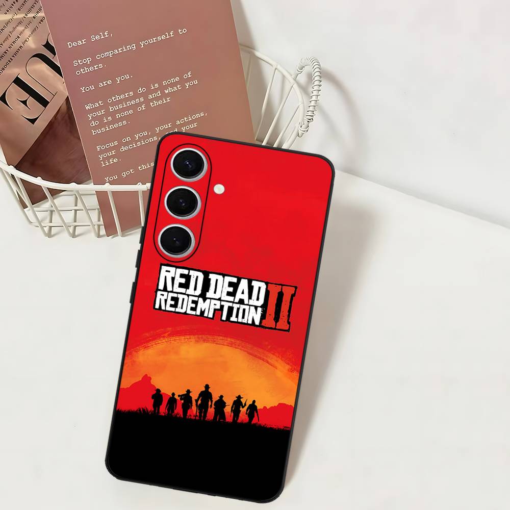 Game Red Dead R-Redemption Phone Case For Samsung S 24 Fe 25 Ultra Plus 20 Lite 21 30 22 23 24 22 Ultra 5G Fundas