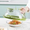 New Microwave Cover for Food Clear Microwave Splatter Cover with Water Steamer and Handle 10 Inch Plate Covers Kitchen Gadgets