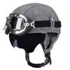 Vintage-Style Open Face Motorcycle Helmet Adults Unisex ABS Half With 3C Certification