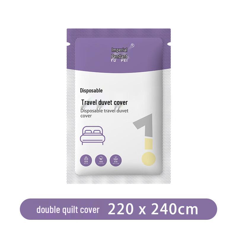 Disposable Travel Double Quilt Cover - 5 Pack
