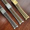 Per Rolex DATEJUST Bracciale Orologio in Metallo Massiccio Jubilee Cinturino Business Acciaio Inossidabile Completo Estremità Curva 17mm18mm19mm20mm21mm22