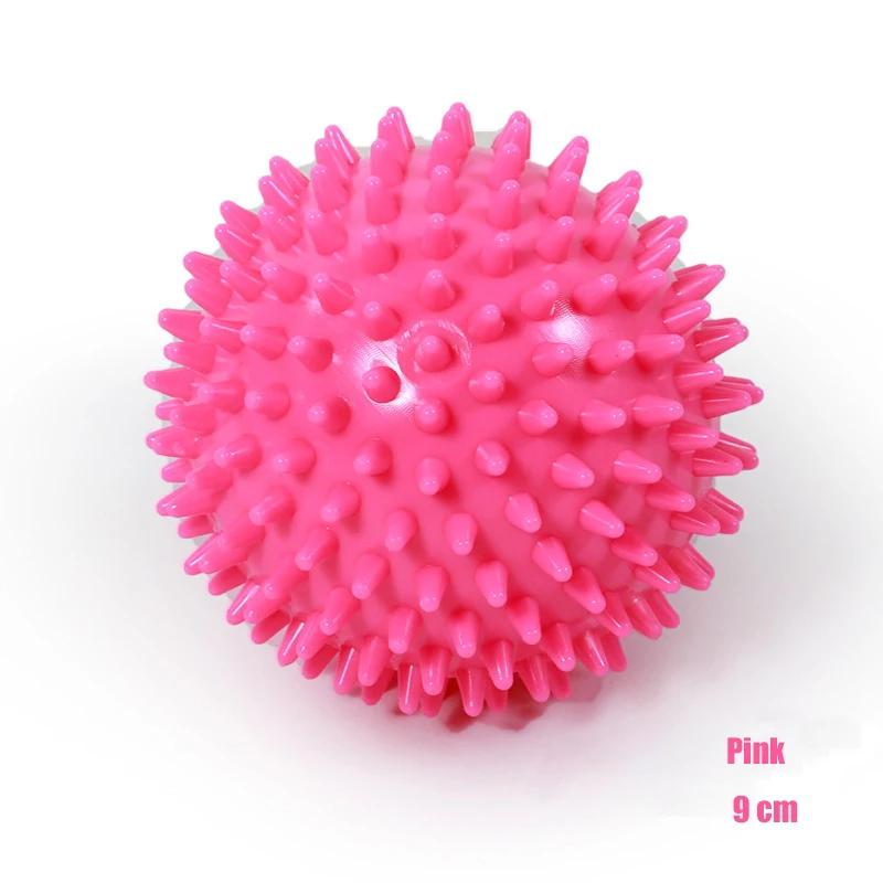 PVC Spiky Massage Ball Durable Sport Fitness Foot Pain Relief Plantar Fasciitis 9cm Yoga Massage Ball