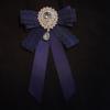 Korean Style Lace Ribbon Necklace Brooch With Classic Butterfly Design For Formal Attire
