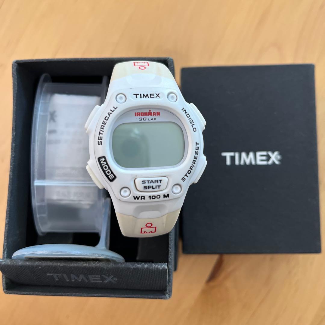 Used Men and women OK Anonymous delivery Timex Ironman White Unisex Shipping included White