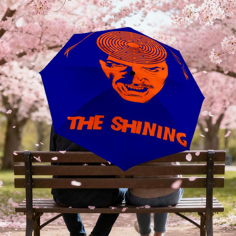 1 Stück Der Shining Regenschirm - 8 Speichen verstärkt, Automatisches Öffnen, Leicht & Langlebig, Niedliches Modeaccessoire für Draußen, D2652