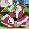 Jul Gårdsskyltar Trädgårdspinnar Jul Tomte Gräsmatta Dekorationer Trädgård Träpinnar Gräsmatta Dekorationer Gårdsskyltar