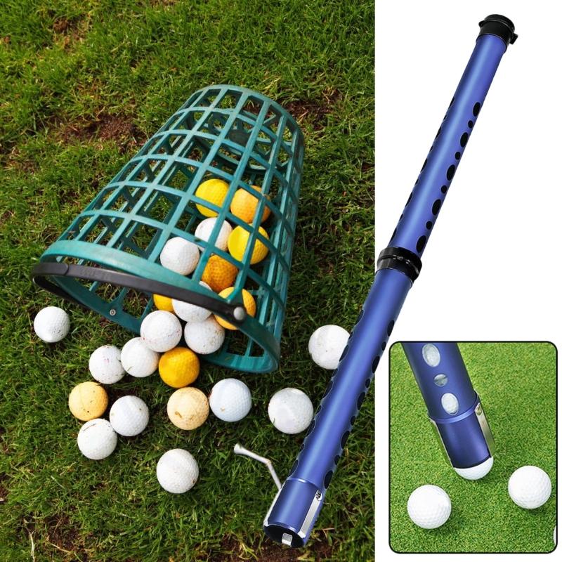 Golfs Balls Retrievers Professional Golfs Balls Pickers Tube Golfs Balls Pickers Upper Aluminum Golfs Balls Collector