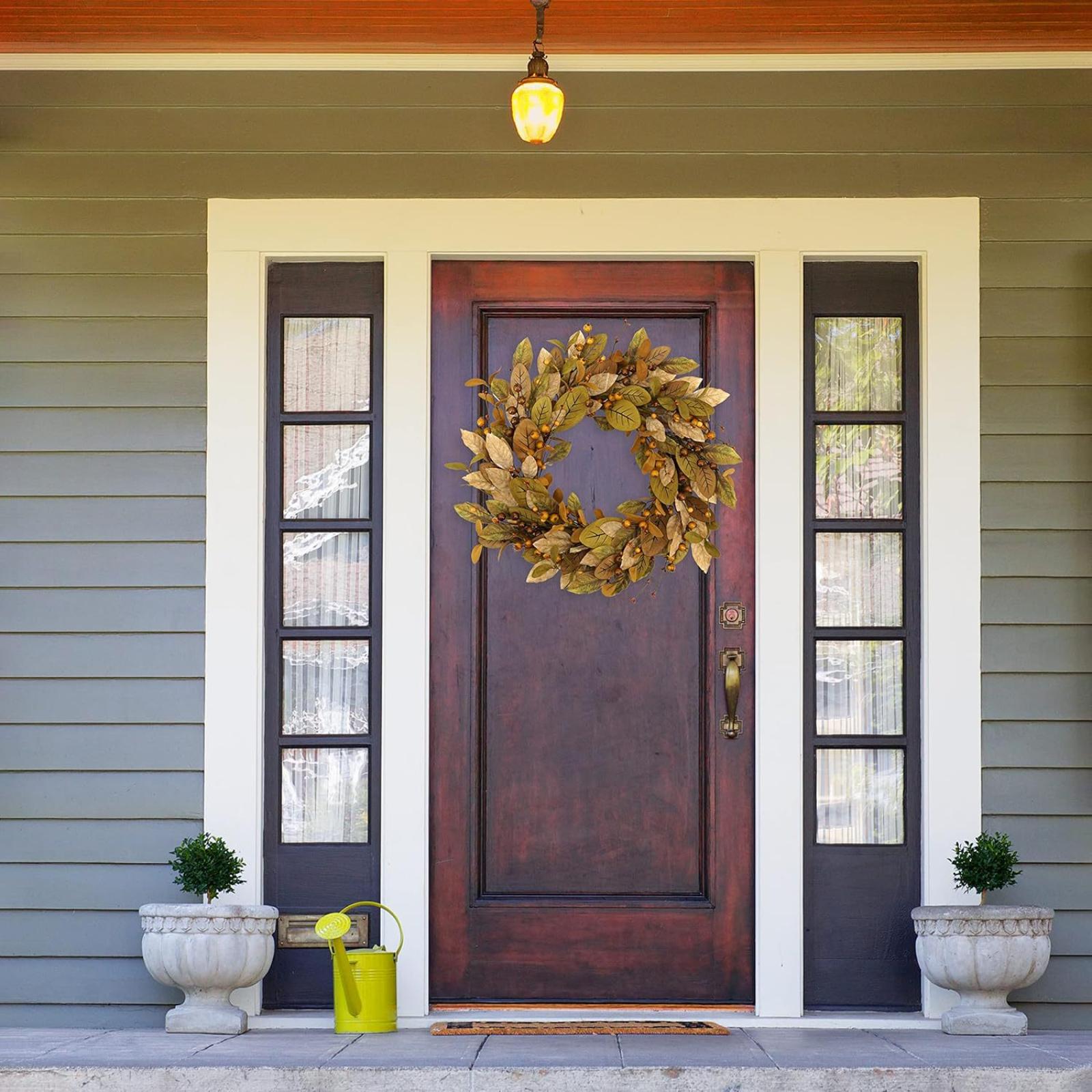 

Осенние гирлянды, пояса и маленькие плоды граната подходят для домашних, уличных и фермерских стен. One Size зелёный