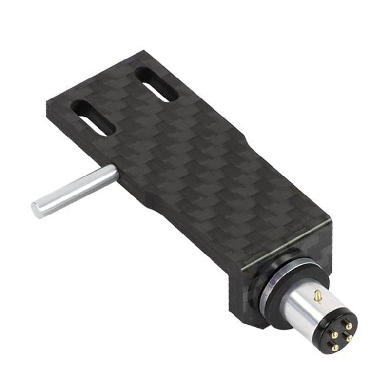 

Acoustically Optimized Carbon Fiber Head Shell Turntable Cartridge Headshell Easy Installation Vibration Resistant 1