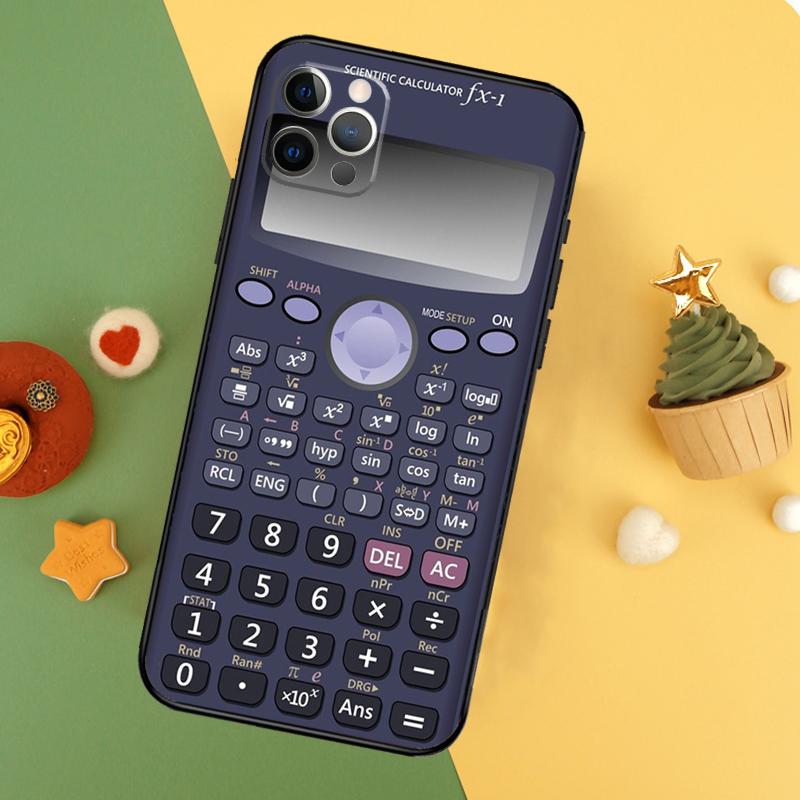 Retro Calculator Phone Case For iPhone 17 17Air 16 16E 15 14 13 12 11 Pro Max 12 13 Mini Shockproof Cover