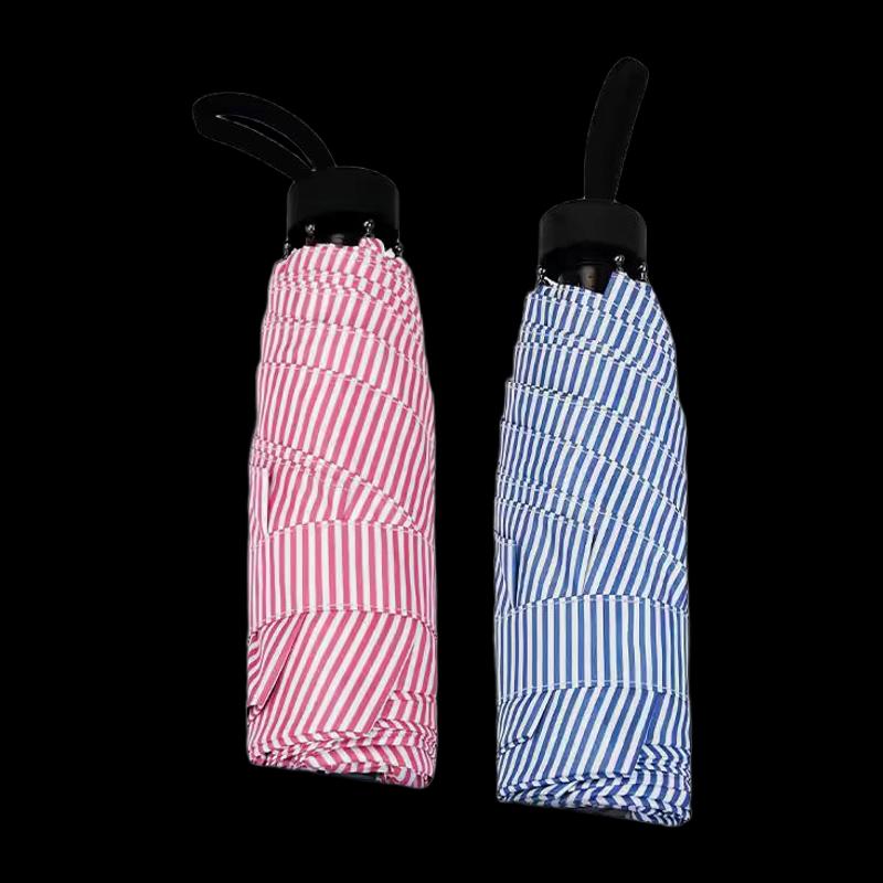 

Paradise Striped Compact Sun & Rain Umbrella