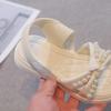 Summer Sandals for Girls Princess Pearl Teenager Girl's Sneakers Waterproof Barefoot Beach Shoes for Children