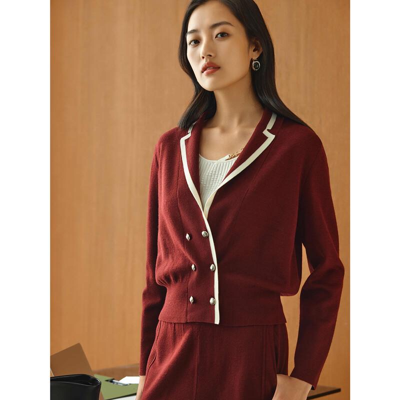 JUZUI Women's Korean Style Angora Wool Blend Knit Cardigan