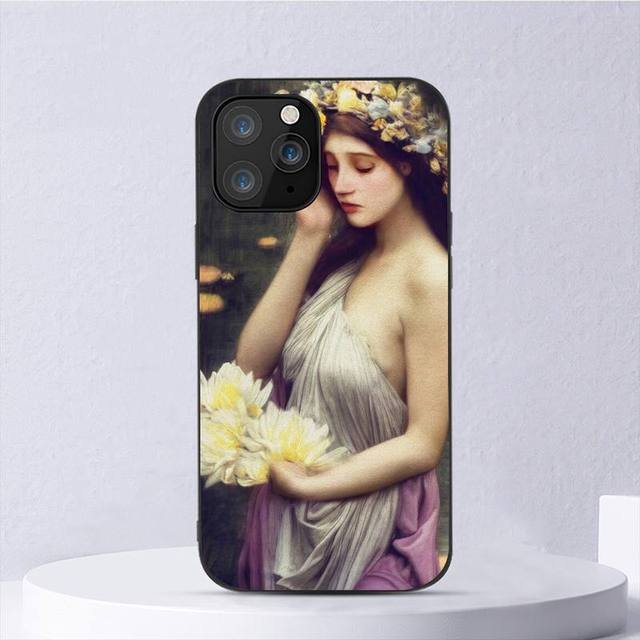 Renaissance Art Painting Phone Case For Iphone 11 12 Mini 13 14 Pro Xs Max X 8 7 6s Plus 5 Se Xr Shell