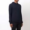 Emporio Armani FW21 Einfarbiger Langarm Strick Kapuzenpullover Pullover Herren Pullover Blau 6K1MXC-1MXYZ-0920