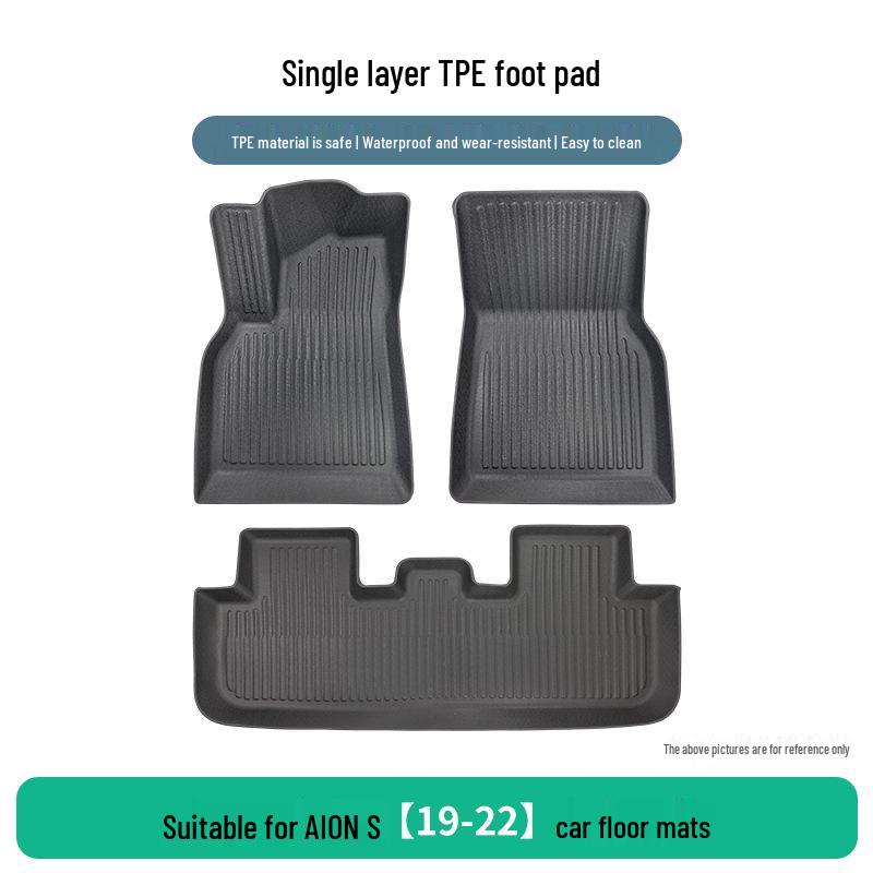 Durable Waterproof TPE Floor Mats for GAC AION S (2019-2022) Models