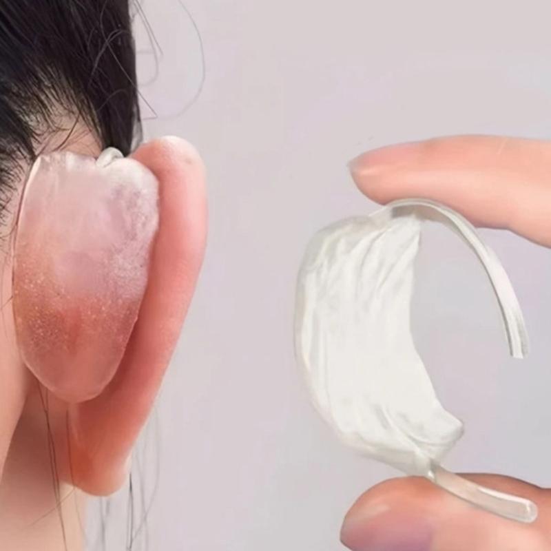 Unique Flexible Ear Cuff Without Piercing Date Earrings Acrylic Texture Ear Ornaments Perfect for Travel and Dates