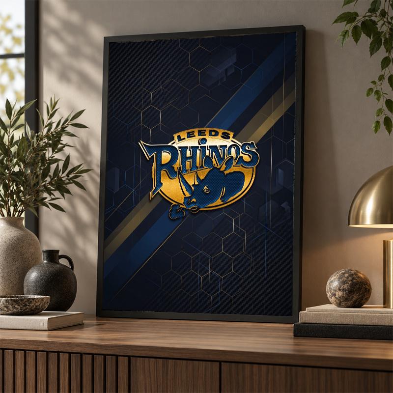 Leeds Rhinos Diamond Painting Kit 5D Full Drill DIY Diamond Mosaic Wall Art Home Decor