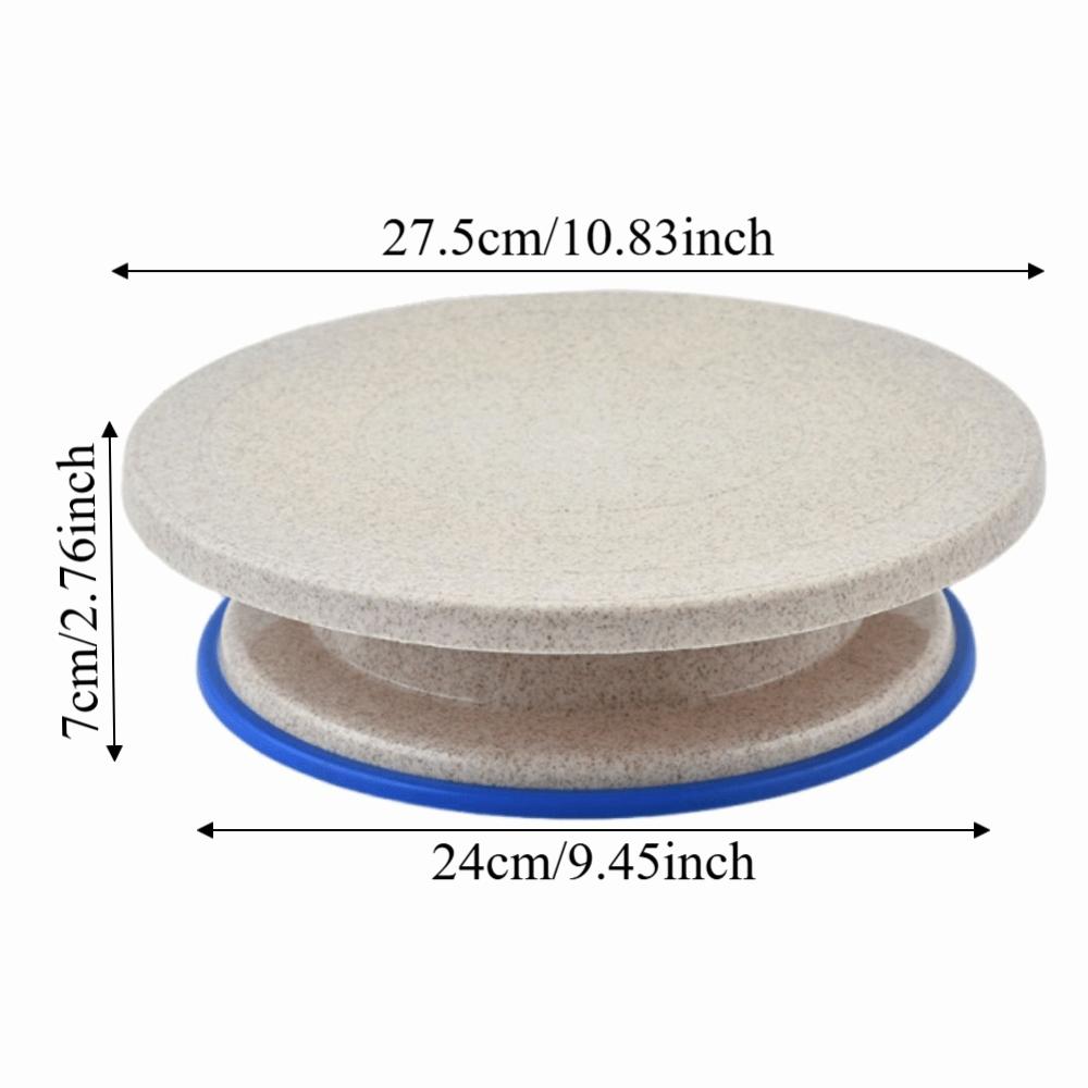 Plastic Cake Turntable Stand Round Revolving Dessert Stand DIY Rotating Cake Stand Kitchen