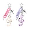 Acrylic Chain Music Note Bag Charm for Purses Handbags Bag Accessories Fashion Key Charms Car Keyrings