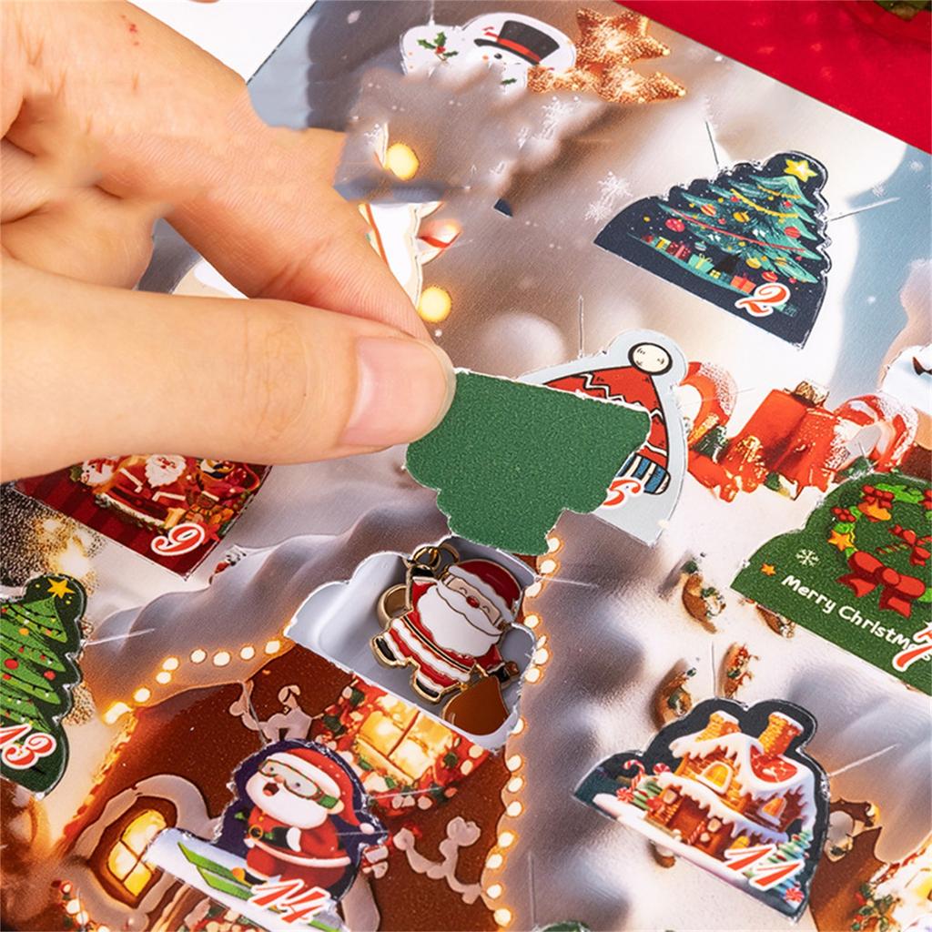 The 24-grid Calendar Arrival Series Of Bracelet Accessories Christmas Surprise Blind-box