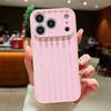 Stripe Heart Pattern Case For iPhone 17 18 Pro Max For iPhone 16 15 14 13 Pro Max Magnetic For Magsafe Skin Feel Hybrid Phone Cover