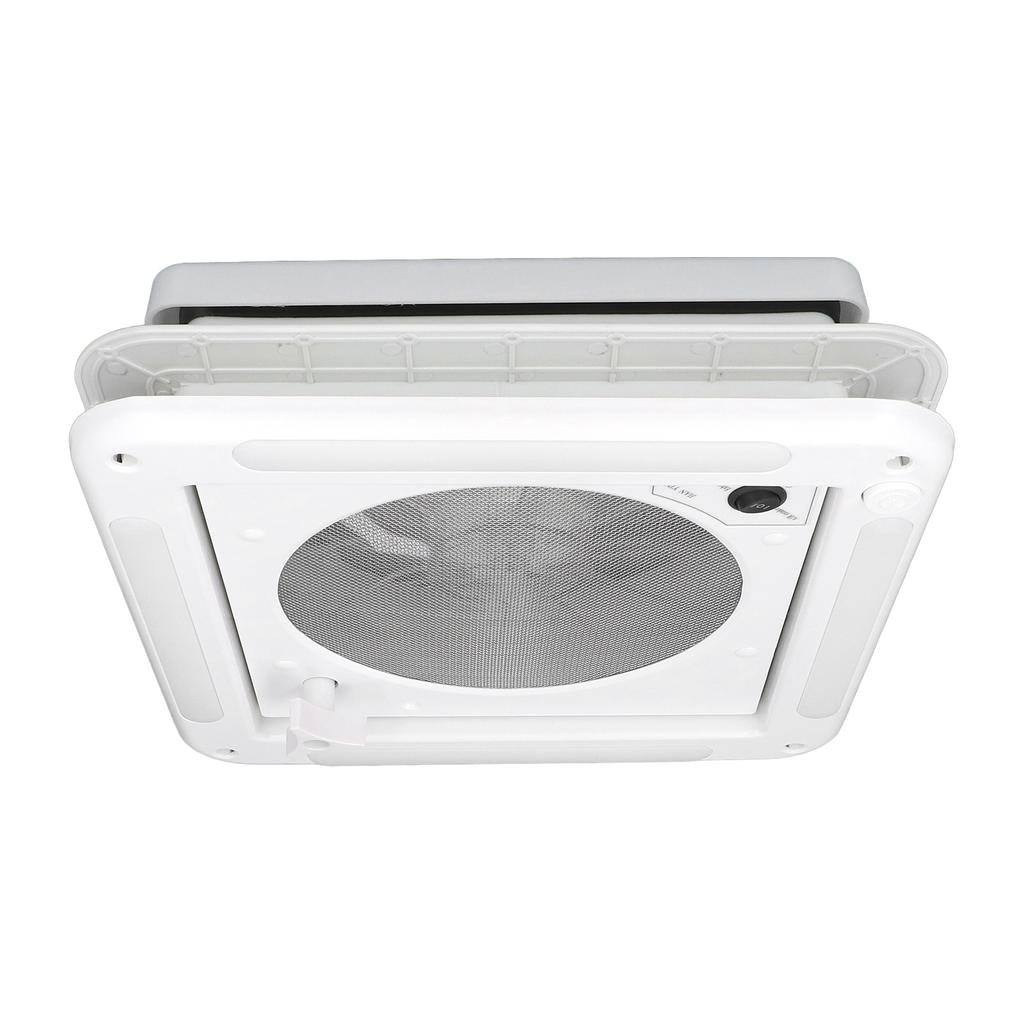 RV Střešní ventilační ventilátor 12V 3,6W Reverzibilní odsávací ventilátor Větrání vzduchu Stropní ventilátor se světlem pro loď