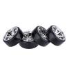 4Pcs Wear-resistant Crush-resistant Hard Tyre 1/10 Drift Car Tires Replacement for TRX HSP Tamiya HPI Kyosho On-Road Drifting Car
