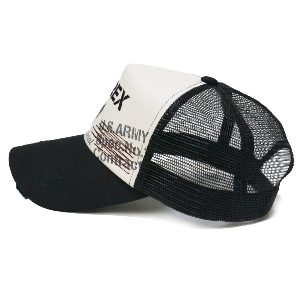 Avirex United States 17093800 Damaged Mesh Cap (Black)