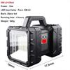 XHP70 Superhelle Doppelkopf-Taschenlampe 200W Wiederaufladbare LED-Taschenlampe Wasserdichte Handheld-Arbeitsleuchte Scheinwerfer Camping