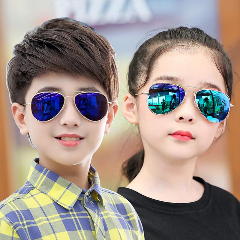 13 Colors Parent-child Pilot Sunglasses UV400 Unisex Vintage Shades for Kids Adults Outdoor Riding Sport