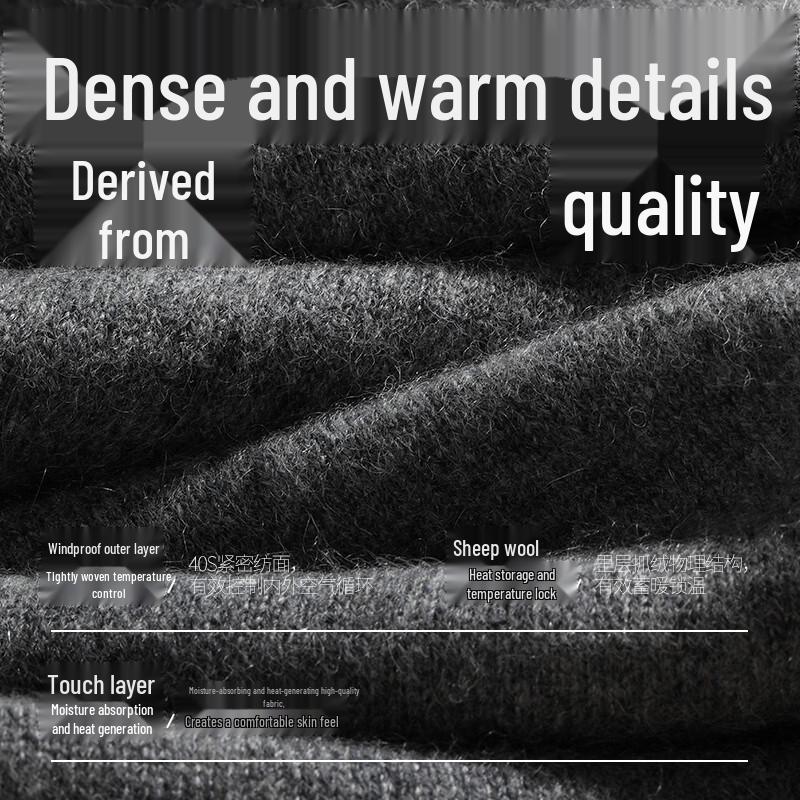 GUJIN Men's 100% Pure Cashmere Thermal Pants