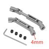 2pcs Metal Drive Shaft Driveshaft For WPL C14 C24 C34 MN D90 D91 D96 D99 D99S MN90 MN98 MN99S RC Car Upgrades Parts Accessorie