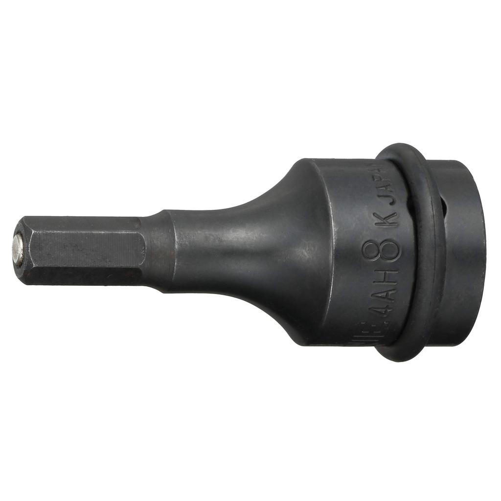 TONE Impact Hexagonal Socket 8mm Width (with Magnet), 4AH-08K, 12.7mm (1/2") Drive,