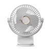 Rechargeable Clip-On Fan: Silent, USB-Powered, Desktop & Dorm Use, Adjustable Head, High Wind, Lithium Battery