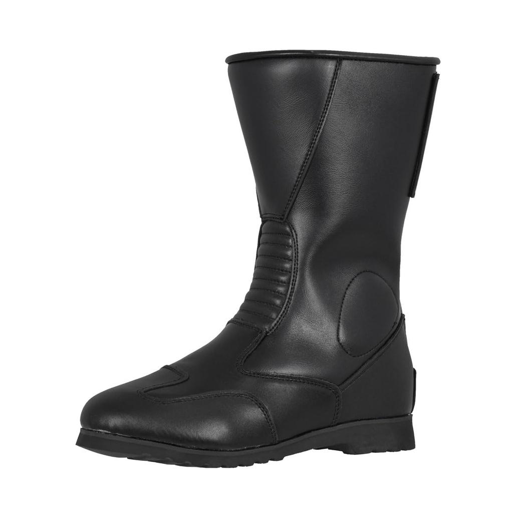 KOMINE Motorcycle Back Zipper Size K202 302 Boots, Black, 28.0cm,