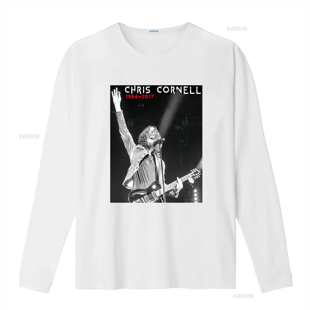 Chris Cornell 1964 2017 R I P T Shirt Baggy Boyfriend 1949 vintage Washed Top For Everyday Wear Stylish Stretched homme