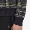 Fred Perry [Sharp] Brushed Tartan Knit - Anchor Grey Afpm2531552-297