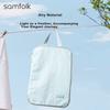 Samfolk Travel Storage Bags Luggage Clothes Compression Packing Organizer Set of 3 Blue for Business Trip and Travel