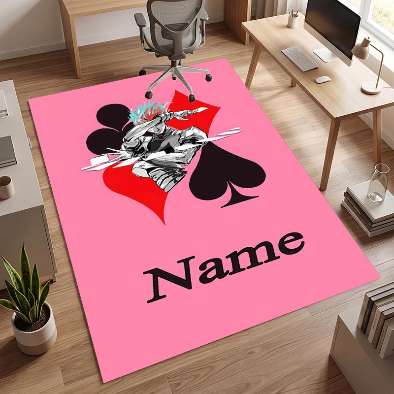 Hisoka (5) Personalized name Office Carpet Stylish Decor for Living Room Bedroom Kitchen