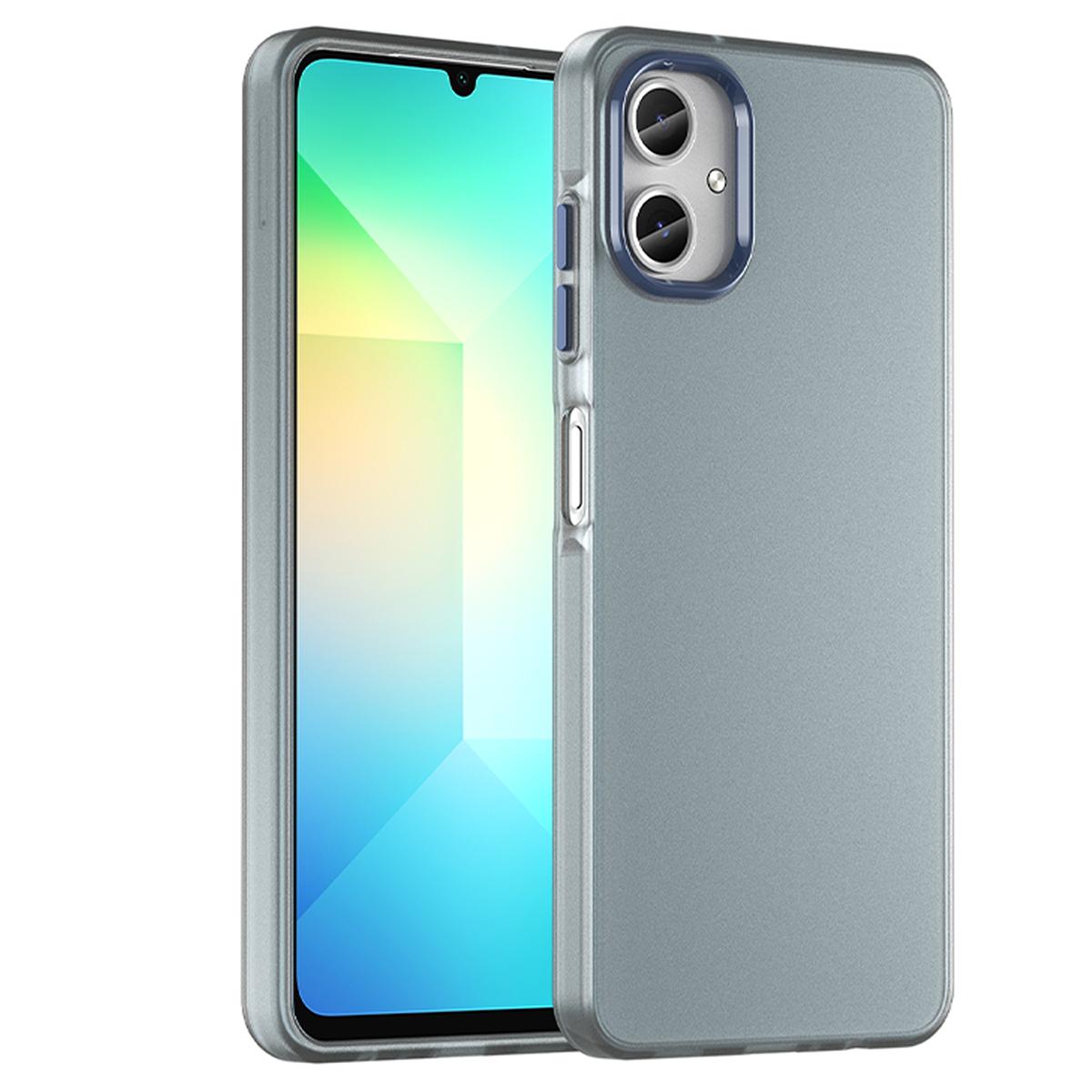 

For Samsung Galaxy A06 4G Case TPU + PC Phone Back Cover Matte Translucent Design C